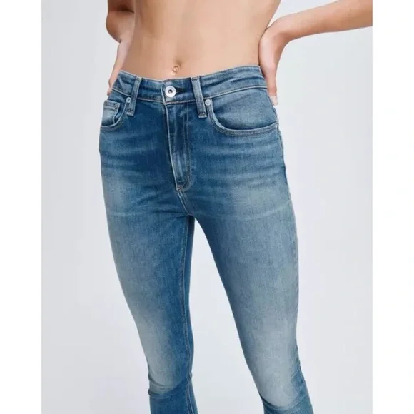 Rag & Bone Nina High-Rise Skinny In Exmoor - Picture 2 of 16